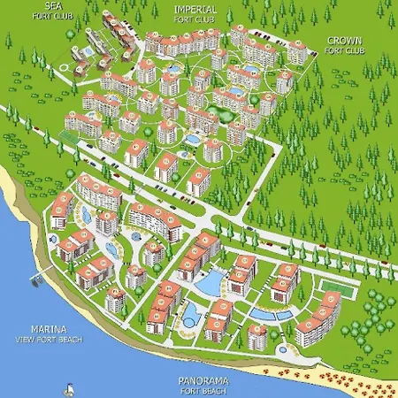 Imperial And Crown Fort Noks Grand Apartman *